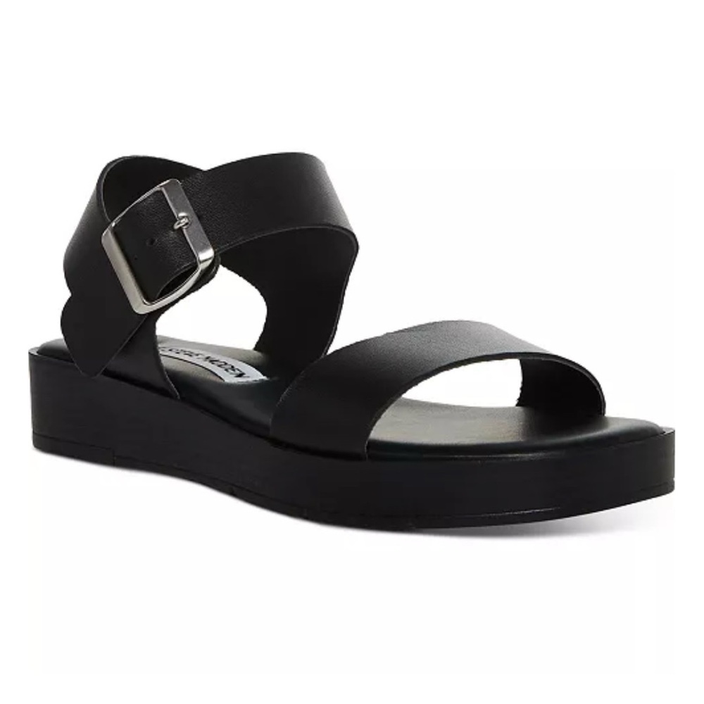 Steve Madden Keenan Two-Piece Buckled Platform Sandals